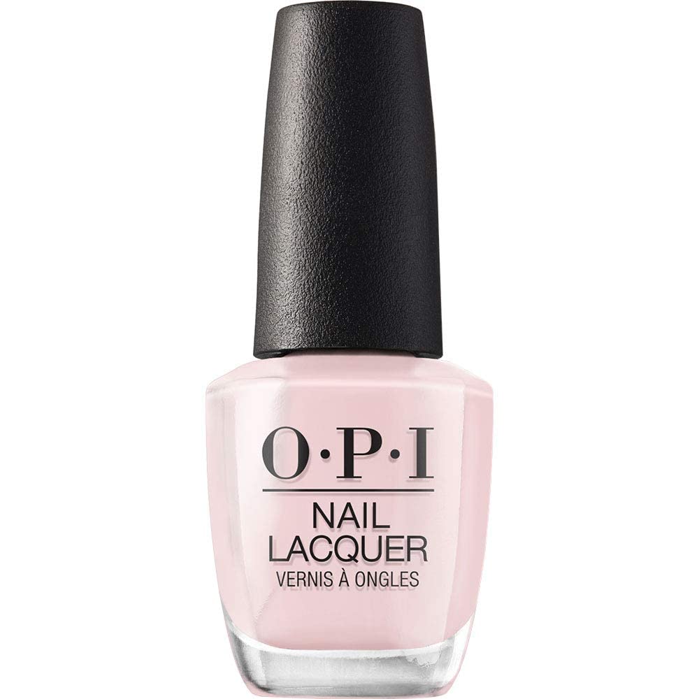 OPI Nail Lacquer Baby, Take a Vow | Sheer Soft Pink Crème Fast Drying Streak Free Vegan Nail Polish | Love at First Coat