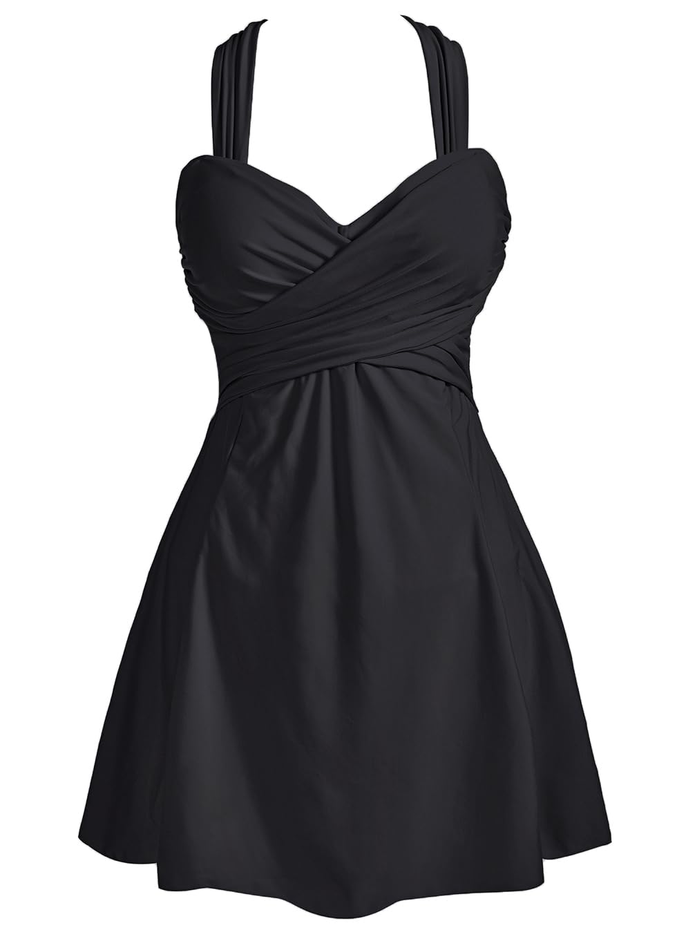  Elegant COCOPEAR Women's Floral Crossover One Piece Swimdress for Summer Beach Vacation
| COCOPEAR Women's Comfortable 