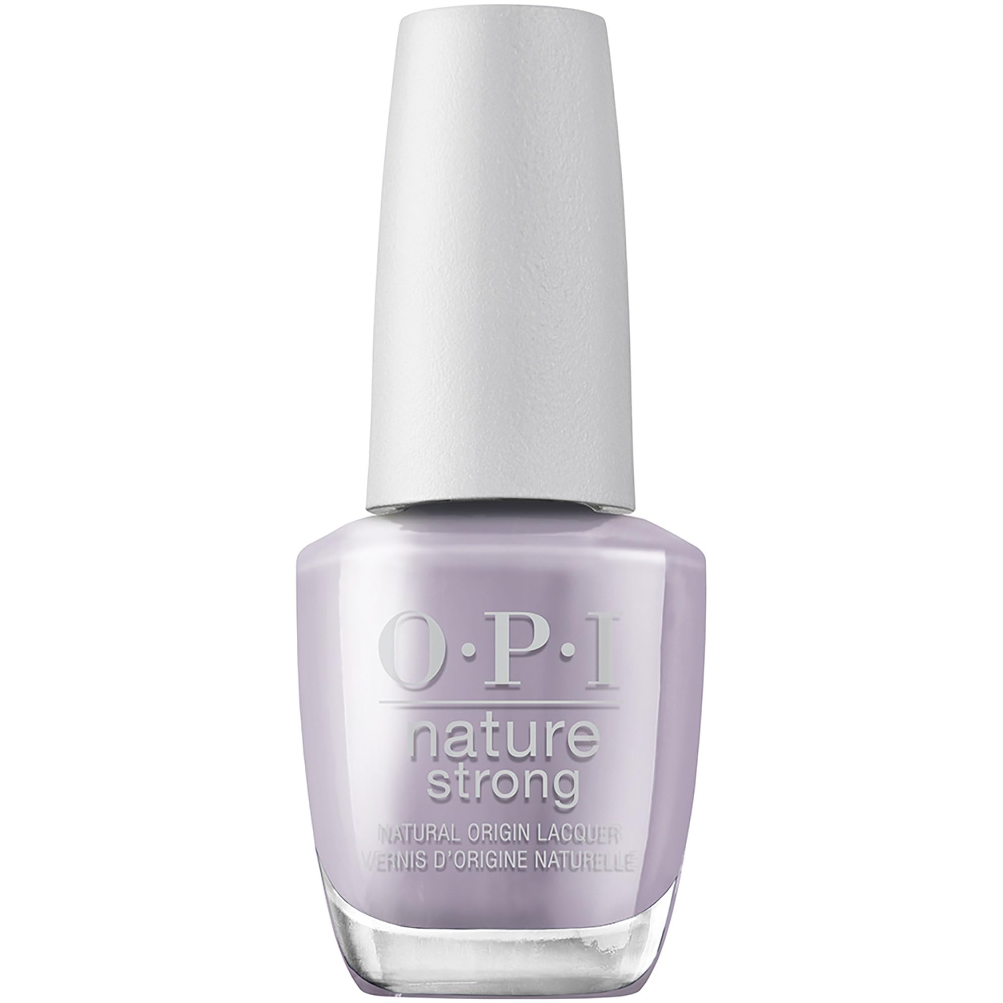 OPI Nature Strong Natural Origin Nail Polish Opaque Bright Purple Lilac Crème Eco-Friendly Nail Polish for Nail Enthusi